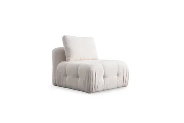 Yvara Soffa med Divan 4-sits - Vit - Möbler - Soffa - Modulsoffor - Komplett modulsoffa