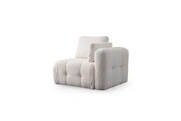 Yvara Soffa med Divan 4-sits - Vit - Möbler - Soffa - Modulsoffor - Komplett modulsoffa
