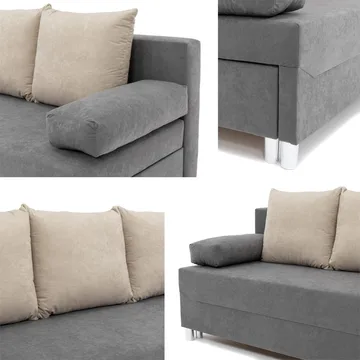 Eifion 3-sits Bäddsoffa med förvaring - Möbler - Soffa - Bäddsoffa
