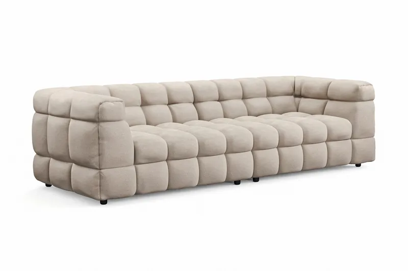 Elise 4-sits Bubblig Soffa - Beige - Möbler - Soffa - 4 sits soffa