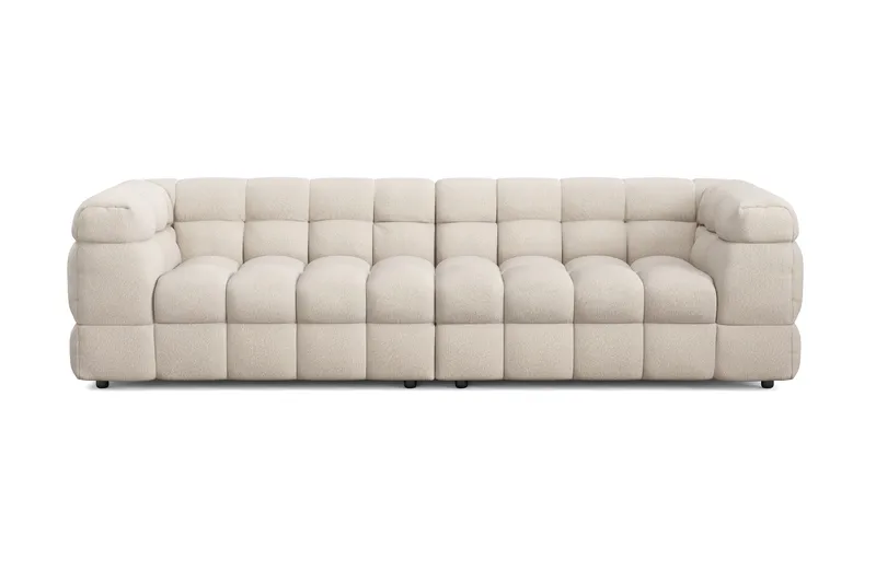 Elise 4-sits Bubblig Soffa, Beige