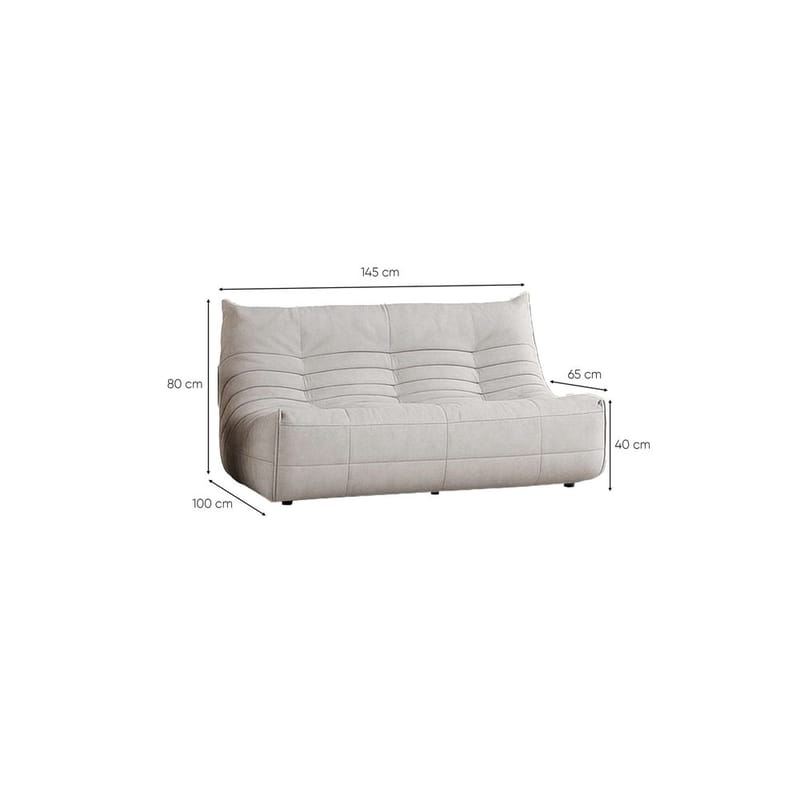 Feylorin 2-sits Soffa - Vit - Möbler - Soffa - 2 sits soffa