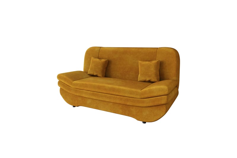 Figurelle Bäddsoffa 2-sits i Sammet - Gul - Möbler - Soffa - Bäddsoffa