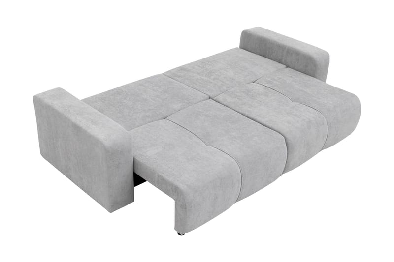 Flo 3-sits Bäddsoffa med Förvaring i Tyg - Gul - Möbler - Soffa - Bäddsoffa