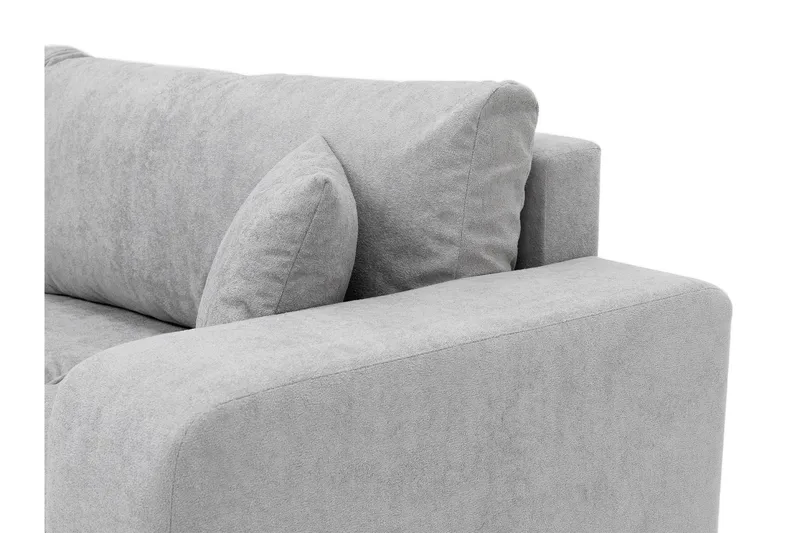 Flo Bäddsoffa 3-sits i Plysch - Vit - Möbler - Soffa - Bäddsoffa