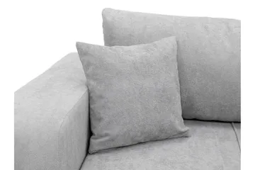 Flo Bäddsoffa 3-sits i Plysch - Vit - Möbler - Soffa - Bäddsoffa
