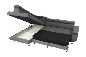Fonti 3-sits Bäddsoffa - Svart - Möbler - Soffa - Bäddsoffa