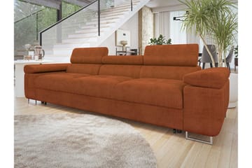 Gabina Bäddsoffa 3-sits i Chenille - Brun - Möbler - Soffa - Bäddsoffa
