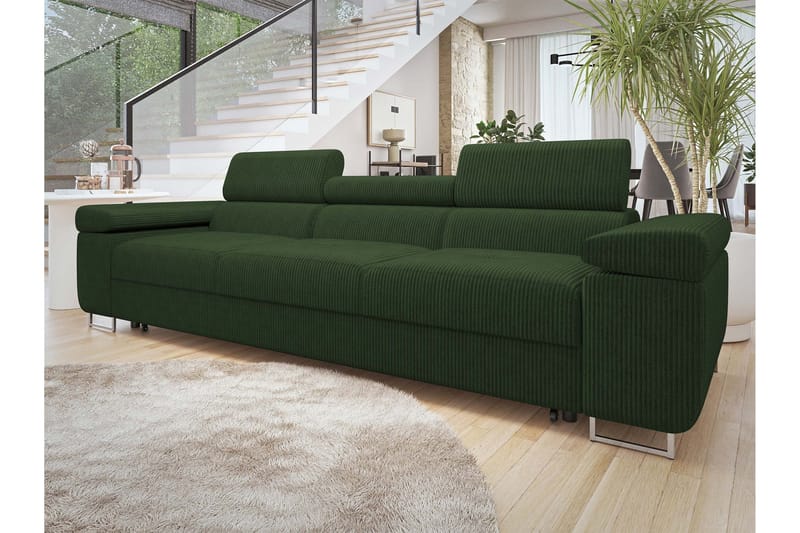 Gabina Bäddsoffa 3-sits i Manchester - Grön - Möbler - Soffa - Bäddsoffa