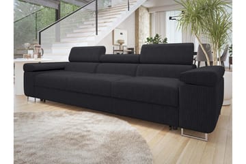 Gabina Bäddsoffa 3-sits i Manchester - Svart - Möbler - Soffa - Bäddsoffa