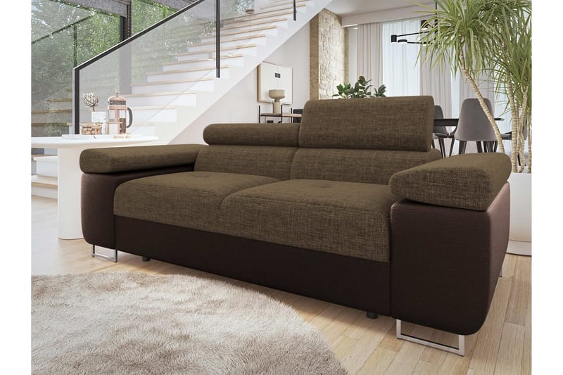 Gabina Soffa 2-sits - Brun - Möbler - Soffa - Skinnsoffor