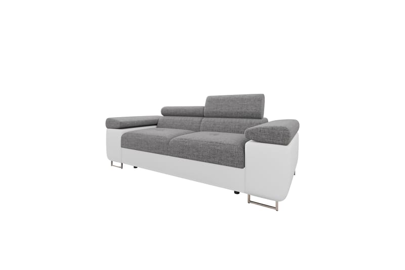 Gabina Soffa 2-sits - Vit/Grå - Möbler - Soffa - Skinnsoffor
