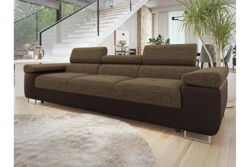 Gabina Soffa 3-sits - Brun - Möbler - Soffa - Skinnsoffor