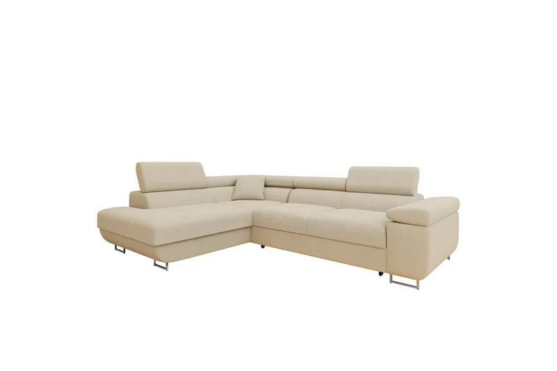 Gabina Soffa med Schäslong 3-sits - Beige - Möbler - Soffa - Bäddsoffa