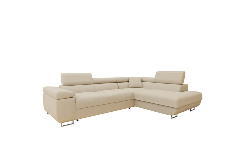 Gabina Soffa med Schäslong 3-sits - Beige - Möbler - Soffa - Bäddsoffa