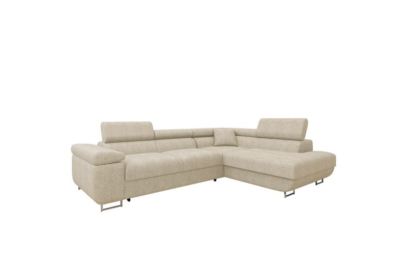 Gabina Soffa med Schäslong 3-sits - Beige - Möbler - Soffa - Bäddsoffa