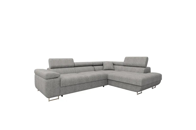Gabina Soffa med Schäslong 3-sits - Grå - Möbler - Soffa - Bäddsoffa