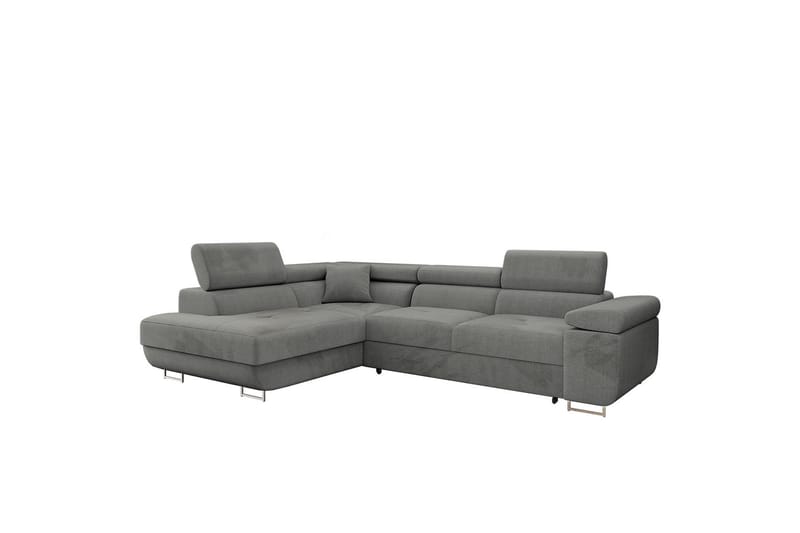Gabina Soffa med Schäslong 3-sits - Grå - Möbler - Soffa - Bäddsoffa