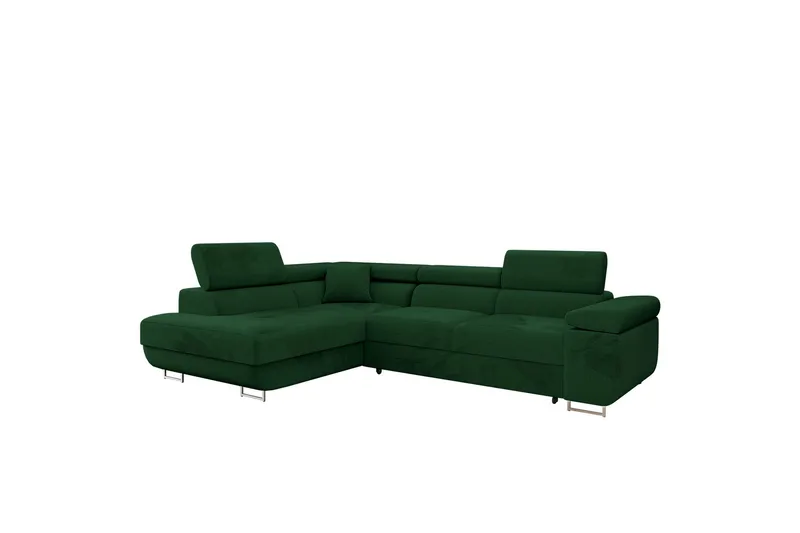 Gabina Soffa med Schäslong 3-sits, Grön