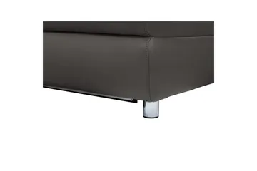 Hörnsoffa 3-sits Pareli Brun, PU, Höger elektrisk vilstol - Brun, PU, Höger elektrisk vilstol - Möbler - Soffa - Skinnsoffor