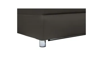 Hörnsoffa 3-sits Pareli Brun, Läder/PU, Vänster Manuell Fåtölj - Brun, Läder/PU, Vänster Manuell Fåtölj - Möbler - Soffa - Skinnsoffor
