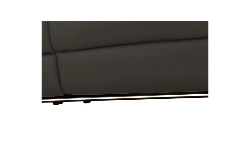 Hörnsoffa 3-sits Pareli Brun, Läder/PU, Vänster Manuell Fåtölj - Brun, Läder/PU, Vänster Manuell Fåtölj - Möbler - Soffa - Skinnsoffor