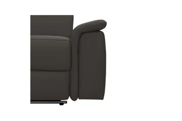 Hörnsoffa 3-sits Pareli Brun, Läder/PU, Vänster Manuell Fåtölj - Brun, Läder/PU, Vänster Manuell Fåtölj - Möbler - Soffa - Skinnsoffor