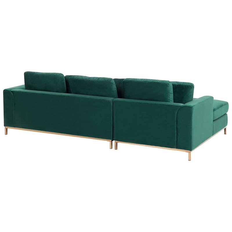 Hörnsoffa 4-sits Oslo Vänstervänd - Mörkgrön - Möbler - Soffa - Divansoffor & schäslongsoffa