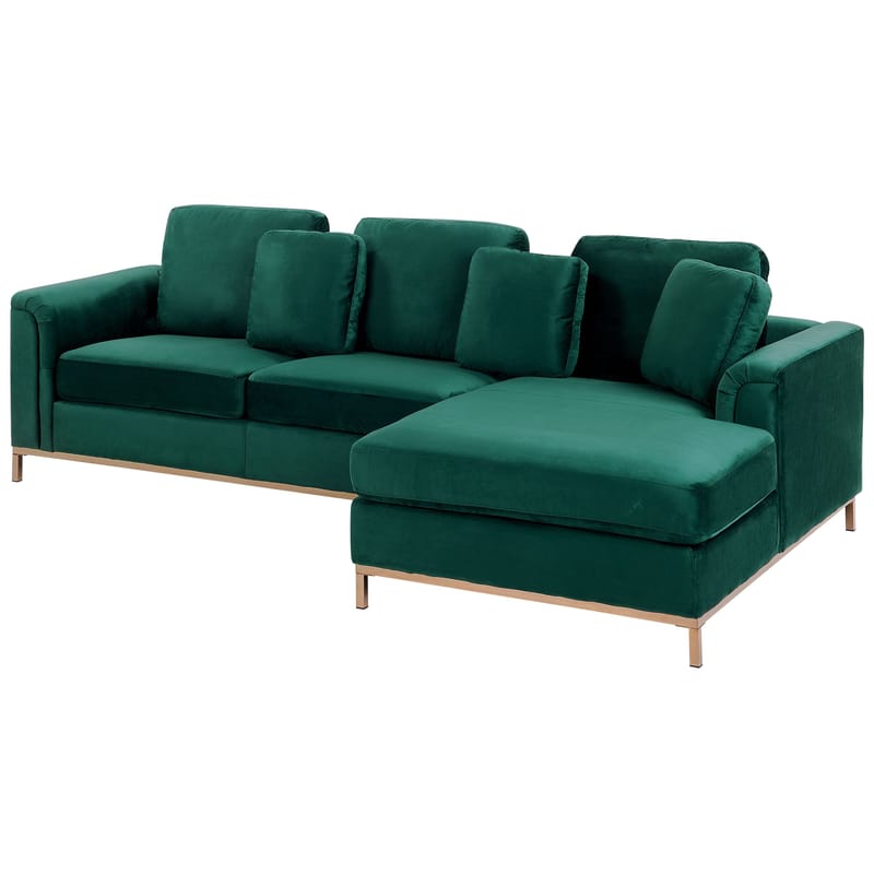 Hörnsoffa 4-sits Oslo Vänstervänd - Mörkgrön - Möbler - Soffa - Divansoffor & schäslongsoffa