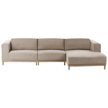 Hörnsoffa 5-sits Veng - Taupe - Möbler - Soffa - Divansoffor & schäslongsoffa