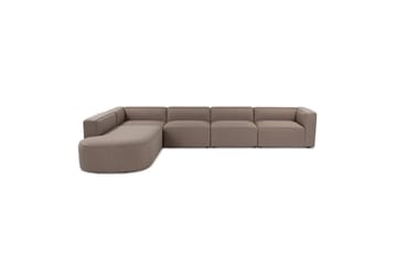 Hörnsoffa Abbas Ljusbrun - Ljusbrun - Möbler - Soffa - Hörnsoffa
