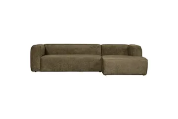 Hörnsoffa Bean - Moss, Höger - Möbler - Soffa - Divansoffor & schäslongsoffa