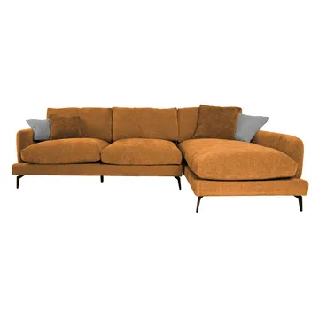 Hörnsoffa Daisy Brun Högerhörn - brun - Möbler - Soffa - Hörnsoffa