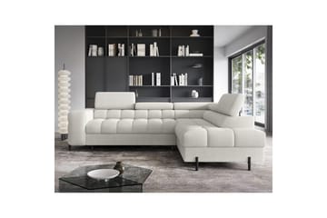 Hörnsoffa Eltap Ferucce 276x200x93 cm - Amore 01, Vit, Höger - Möbler - Soffa - Bäddsoffa