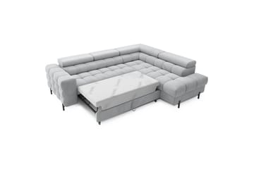 Hörnsoffa Eltap Ferucce 276x200x93 cm - Paros 05, Grå, Höger - Möbler - Soffa - Bäddsoffa
