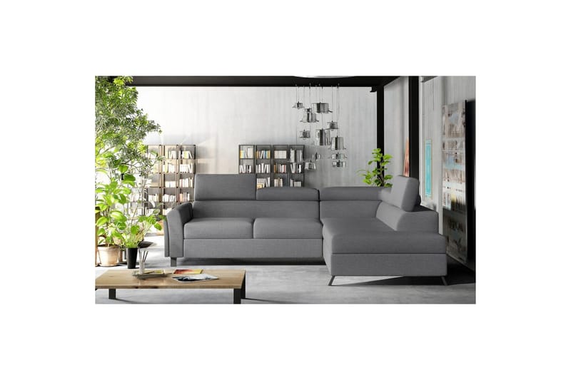 Hörnsoffa Eltap Kairos 265x200x92 cm - Primo 96, Mörkgrå, Höger - Möbler - Soffa - Bäddsoffa