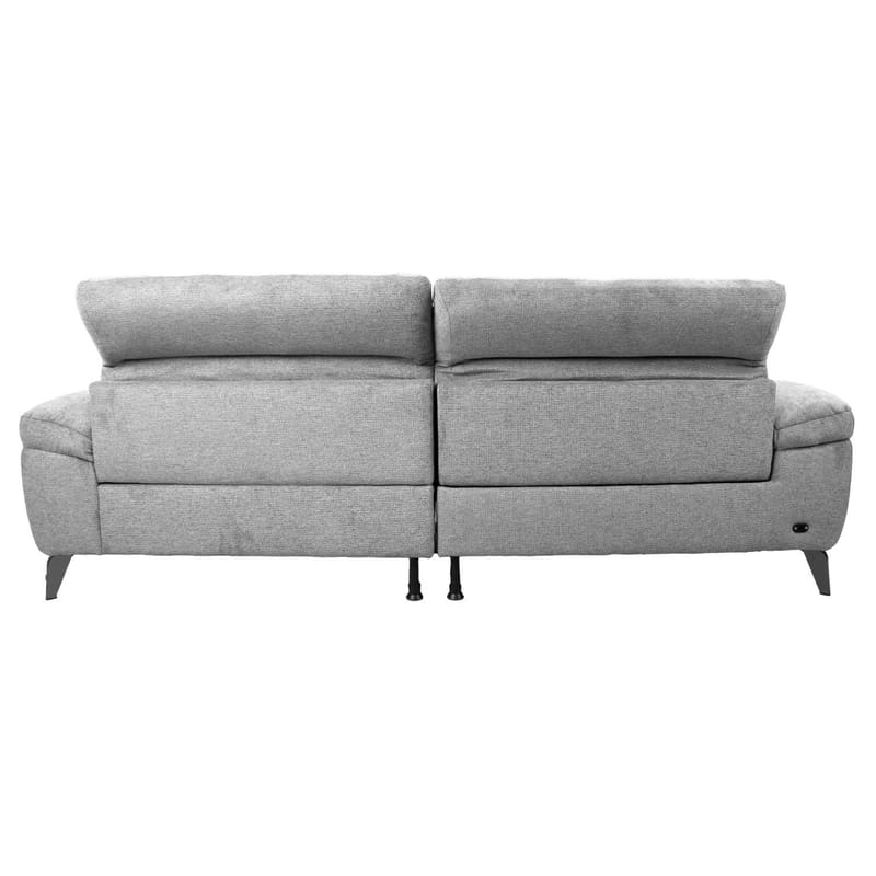 Hörnsoffa Luzern elektrisk recliner Högerhörn - ljusgrå - Möbler - Soffa - Biosoffa & reclinersoffa