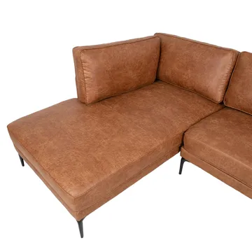 Hörnsoffa Sofia Brun Vänsterhörn - brun - Möbler - Soffa - Hörnsoffa