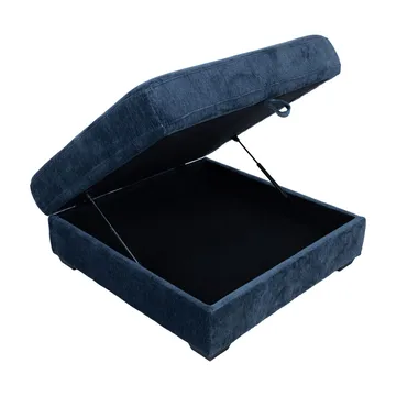 Hörnsoffa/ottoman Denvi - mörkblå - Möbler - Soffa - Hörnsoffa