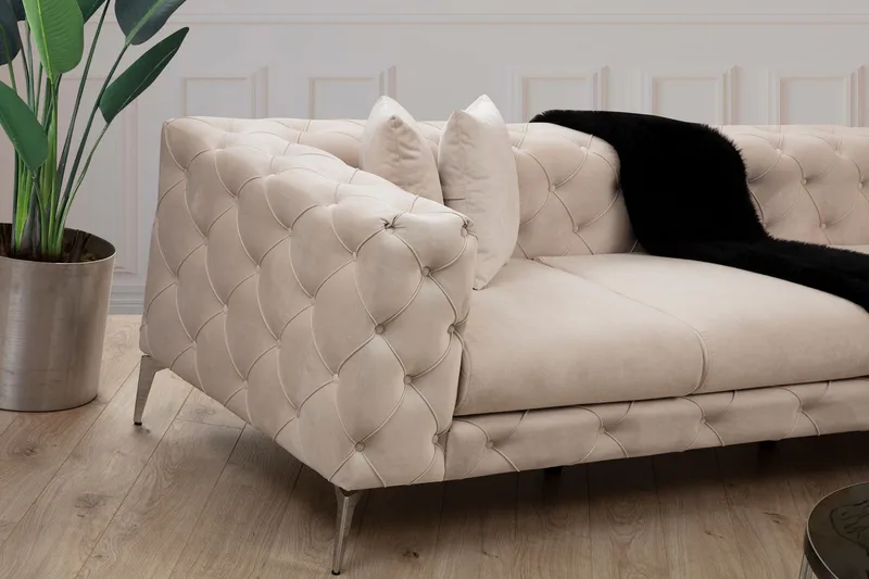 Beachport Hörnsoffa 6-sits - Beige - Möbler - Soffa - Hörnsoffa