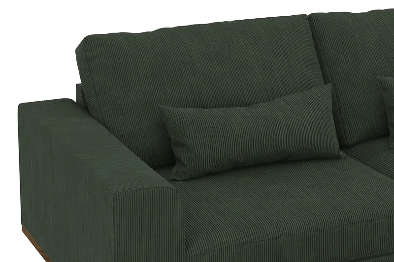 Copenhagen 6-sits L-formad Hörnsoffa i Manchester - Mörkgrön - Möbler - Soffa - Hörnsoffa