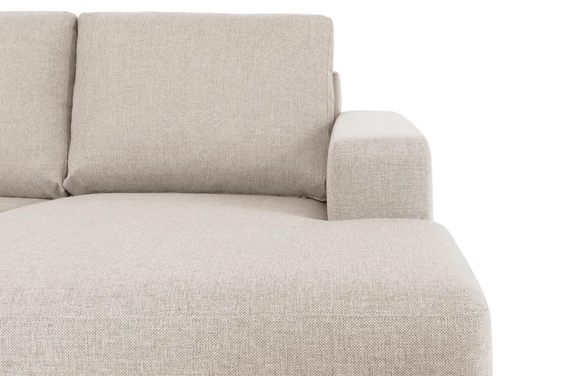 Crazy 7-sits Högervänd U-formad XX-Large Hörnsoffa med divan i Tyg - Beige - Möbler - Soffa - Hörnsoffa - Hörnsoffa med divan