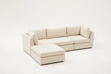 Deliones Hörnsoffa 3-sits - Beige - Möbler - Soffa - Divansoffor & schäslongsoffa - 4 sits soffa med divan