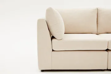 Deliones Hörnsoffa 3-sits - Beige - Möbler - Soffa - Divansoffor & schäslongsoffa - 4 sits soffa med divan