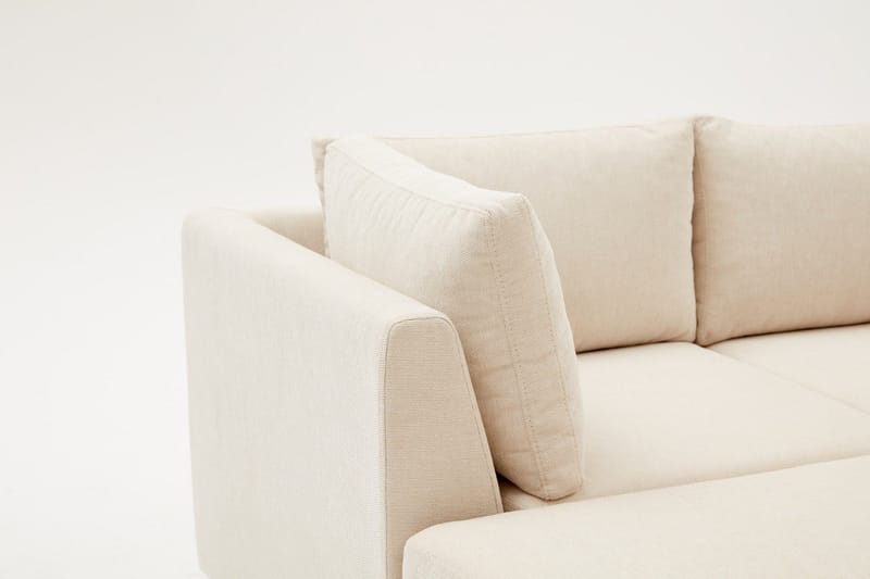 Deliones Hörnsoffa 3-sits - Beige - Möbler - Soffa - Divansoffor & schäslongsoffa - 4 sits soffa med divan