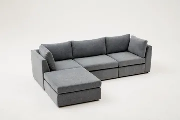 Deliones Hörnsoffa 3-sits - Ljusbrun - Möbler - Soffa - Divansoffor & schäslongsoffa - 4 sits soffa med divan
