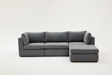 Deliones Hörnsoffa 3-sits - Ljusbrun - Möbler - Soffa - Divansoffor & schäslongsoffa - 4 sits soffa med divan
