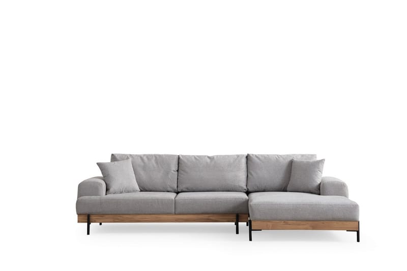 Eti Hörnsoffa 3-sits - Grå - Möbler - Soffa - Divansoffor & schäslongsoffa - 4 sits soffa med divan