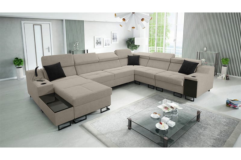 Galbally 5-sits Hörnsoffa - Möbler - Soffa - Bäddsoffa - Hörnbäddsoffa