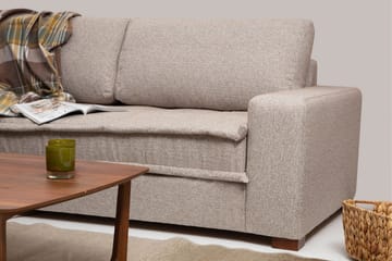 Gladfield Divansoffa 3-sits - Beige - Möbler - Soffa - Divansoffor & schäslongsoffa - 3 sits soffa med divan